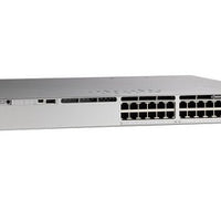 C9200L-24PXG-4X-E - Cisco Catalyst 9200L Switch 24 Port PoE+ (16 1Gig/8 mGig), 4x10G Fixed Uplinks, Network Essentials - Refurb'd