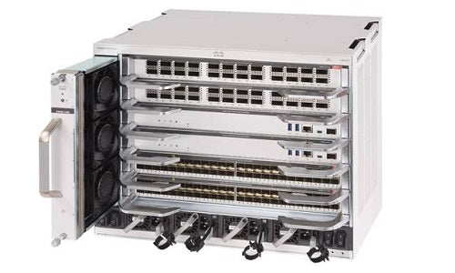 C9606R - Cisco Catalyst 9600 Switch Chassis, 6 Slots - Refurb'd