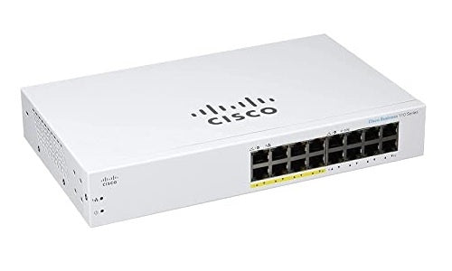 CBS110-16PP-NA - Cisco Business 110 Unmanaged Switch, 16 PoE Port - New