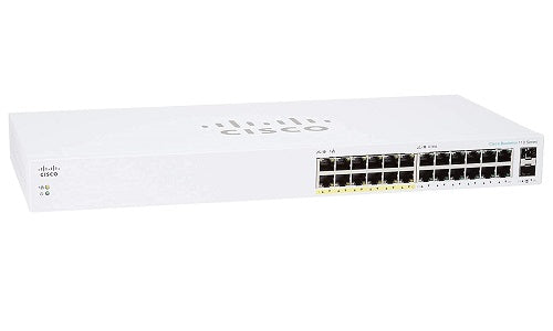 CBS110-24PP-NA - Cisco Business 110 Unmanaged Switch, 24 PoE Port w/SFP Uplink - New