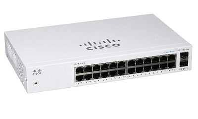 CBS110-24T-NA - Cisco Business 110 Unmanaged Switch, 24 Port w/SFP Uplink - New