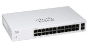 CBS110-24T-NA - Cisco Business 110 Unmanaged Switch, 24 Port w/SFP Uplink - Refurb'd