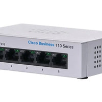 CBS110-5T-D-NA - Cisco Business 110 Unmanaged Switch, 5 Port - New