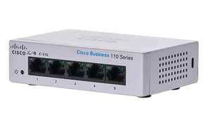 CBS110-5T-D-NA - Cisco Business 110 Unmanaged Switch, 5 Port - Refurb'd