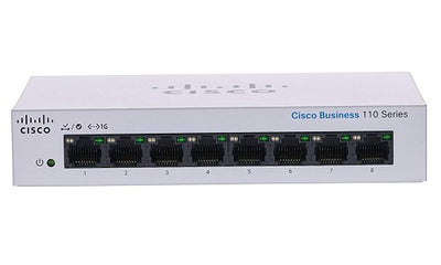 CBS110-8T-D-NA - Cisco Business 110 Unmanaged Switch, 8 Port - New