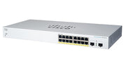 CBS220-16P-2G-NA - Cisco Business 220 Smart Switch, 16 PoE+ Port, 130 watt, w/SFP Uplink - Refurb'd