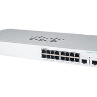 CBS220-16T-2G-NA - Cisco Business 220 Smart Switch, 16 Port, w/SFP Uplink - New