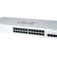 CBS220-24T-4X-NA - Cisco Business 220 Smart Switch, 24 Port, w/10Gb SFP+ Fixed Uplink - New