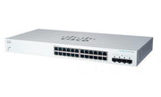 CBS220-24T-4X-NA - Cisco Business 220 Smart Switch, 24 Port, w/10G SFP+ Uplink - Refurb'd