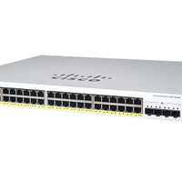 CBS220-48P-4G-NA - Cisco Business 220 Smart Switch, 48 PoE+ Port, 382 watt, w/SFP Uplink - Refurb'd