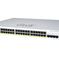 CBS220-48P-4X-NA - Cisco Business 220 Smart Switch, 48 PoE+ Port, 382 watt, w/10G SFP+ Uplink - Refurb'd