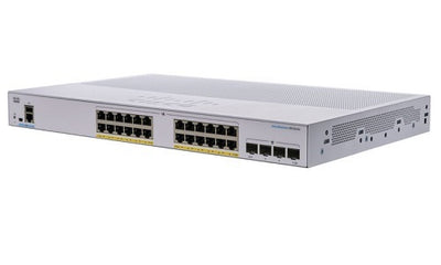 CBS250-24FP-4G-NA - Cisco Business 250 Smart Switch, 24 PoE+ Port, 370 watt, w/SFP Uplink - Refurb'd