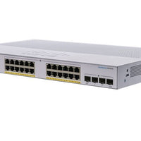 CBS250-24P-4G-NA - Cisco Business 250 Smart Switch, 24 Port PoE+, 195 watt, w/SFP Fixed Uplink - Refurb'd