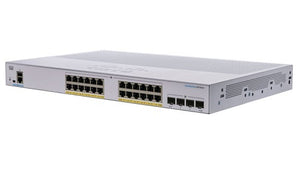 CBS250-24P-4X-NA - Cisco Business 250 Smart Switch, 24 PoE+ Port, 195 watt, w/10Gb SFP+ Uplink - New