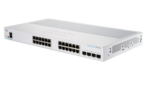 CBS250-24T-4X-NA - Cisco Business 250 Smart Switch, 24 Port w/10Gb SFP+ Fixed Uplink - Refurb'd