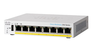 CBS250-8PP-D-NA - Cisco Business 250 Smart Switch, 8 PoE+ Port, 45 watt - New