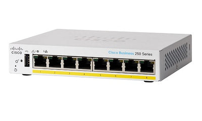 CBS250-8PP-D-NA - Cisco Business 250 Smart Switch, 8 Port PoE+, 45 watt - Refurb'd