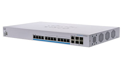 CBS350-12NP-4X-NA - Cisco Business 350 Managed Switch, 12 PoE+ Ports, 375w PoE Budget, w/10Gb Combo Uplink - Refurb'd