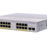 CBS350-16P-E-2G-NA - Cisco Business 350 Managed Switch, 16 Port PoE+, 120w PoE Budget, w/SFP Fixed Uplink, External PSU - Refurb'd