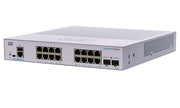 CBS350-16P-2G-NA - Cisco Business 350 Managed Switch, 16 GbE PoE+ Port, 120w PoE Budget, w/SFP Uplink - New