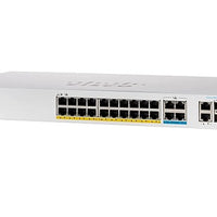 CBS350-24MGP-4X-NA - Cisco Business 350 Managed Switch, 24 PoE+ Ports, 375w PoE Budget, w/10Gb Combo Uplink  - Refurb'd