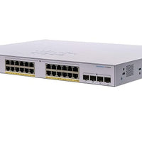 CBS350-24P-4G-NA - Cisco Business 350 Managed Switch, 24 GbE PoE+ Port, 195w PoE Budget, w/SFP Uplink - Refurb'd