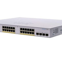 CBS350-24P-4X-NA - Cisco Business 350 Managed Switch, 24 Port PoE+, 195w PoE Budget, w/10Gb SFP+ Fixed Uplink - Refurb'd