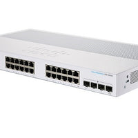 CBS350-24T-4X-NA - Cisco Business 350 Managed Switch, 24 Port, w/10Gb SFP+ Fixed Uplink - Refurb'd