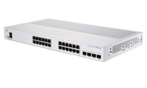 CBS350-24T-4X-NA - Cisco Business 350 Managed Switch, 24 GbE Port, w/10Gb SFP+ Uplink - Refurb'd