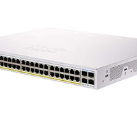 CBS350-48P-4G-NA - Cisco Business 350 Managed Switch, 48 GbE PoE+ Port, 370w PoE Budget, w/SFP Uplink - New