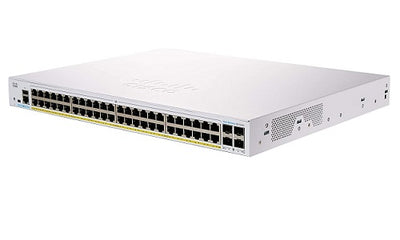 CBS350-48P-4G-NA - Cisco Business 350 Managed Switch, 48 GbE PoE+ Port, 370w PoE Budget, w/SFP Uplink - New