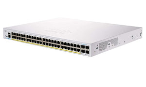 CBS350-48P-4G-NA - Cisco Business 350 Managed Switch, 48 Port PoE+, 370w PoE Budget, w/SFP Fixed Uplink - New