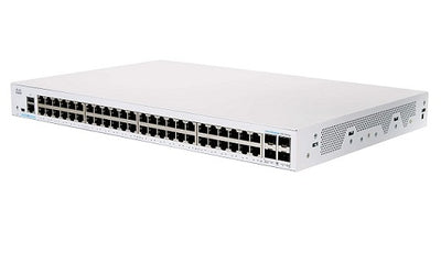 CBS350-48T-4G-NA - Cisco Business 350 Managed Switch, 48 Port, w/SFP Fixed Uplink - Refurb'd