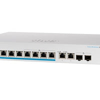 CBS350-8MP-2X-NA - Cisco Business 350 Managed Switch, 8 2.5Gb Port PoE+, 240w PoE Budget, w/10Gb Combo Uplink - Refurb'd