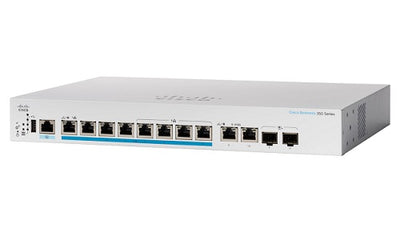 CBS350-8MP-2X-NA - Cisco Business 350 Managed Switch, 8 PoE+ Ports, 240w PoE Budget, w/10Gb Combo Uplink - Refurb'd