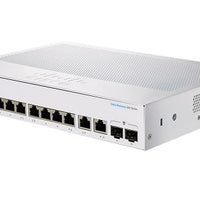 CBS350-8T-E-2G-NA - Cisco Business 350 Managed Switch, 8 GbE Port, w/Combo Uplink, External PSU - Refurb'd