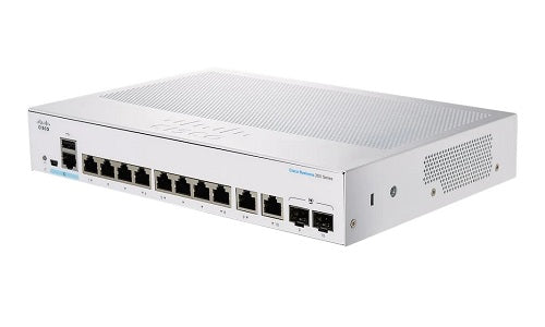 CBS350-8T-E-2G-NA - Cisco Business 350 Managed Switch, 8 Port, w/Combo Uplink, External PSU - Refurb'd