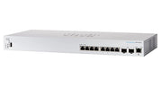 CBS350-8XT-NA - Cisco Business 350 Managed Switch, 6 10Gb Port, w/10Gb SFP Combo Uplink - New