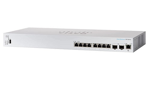 CBS350-8XT-NA - Cisco Business 350 Managed Switch, 8 10Gb Port, w/10Gb SFP Combo Uplink - Refurb'd