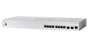 CBS350-8XT-NA - Cisco Business 350 Managed Switch, 8 10Gb Port, w/10Gb SFP Combo Uplink - Refurb'd