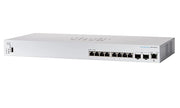 CBS350-8XT-NA - Cisco Business 350 Managed Switch, 6 10Gb Port, w/10Gb SFP Combo Uplink - Refurb'd