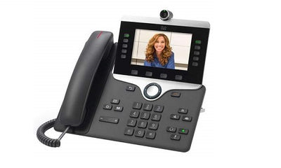 CP-8865-K9 - Cisco IP Phone 8865, Charcoal VoIP Phone, 5 lines - Refurb'd
