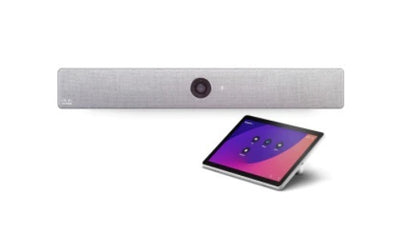 CS-BAR-K9++ - Cisco Webex Room Bar, TAA, First Light Grey, Spare - Refurb'd