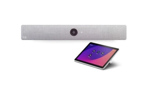 CS-BAR-NR-K9 - Cisco Webex Room Bar, w/Tablestand Room Navigator, No Radio, First Light Grey - Refurb'd