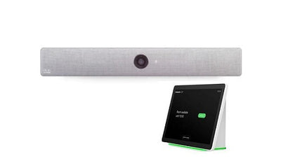 CS-BAR-W-K9 - Cisco Webex Room Bar, w/Wall Mount Navigator, First Light Grey - Refurb'd