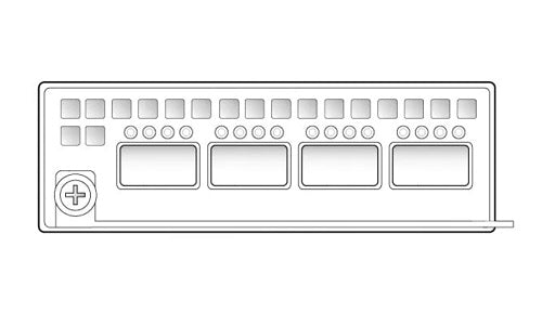 FPR4K-NM-4X40G - Cisco Firepower 4100 40G QSFP+ Network Module, 4 Oort - Refurb'd