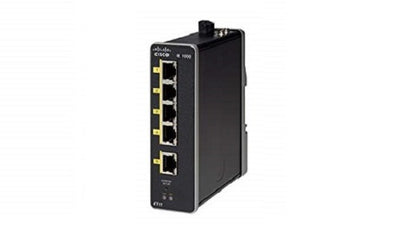 IE-1000-4T1T-LM - Cisco IE 1000 Switch, 4 PoE+/1 SFP Ports - Refurb'd