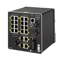 IE-2000-16PTC-G-E - Cisco IE 2000 Switch, 16 Port FE, 2xGE Combo Uplinks, LAN Base - Refurb'd