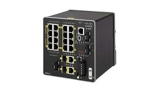 IE-2000-16PTC-G-L - Cisco IE 2000 Switch, 16 FE/2 SFP Ports, LAN Lite - New