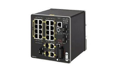 IE-2000-16PTC-G-NX - Cisco IE 2000 Switch, 16 Port FE, 2xGE Combo Uplinks, Enhanced LAN Base - Refurb'd